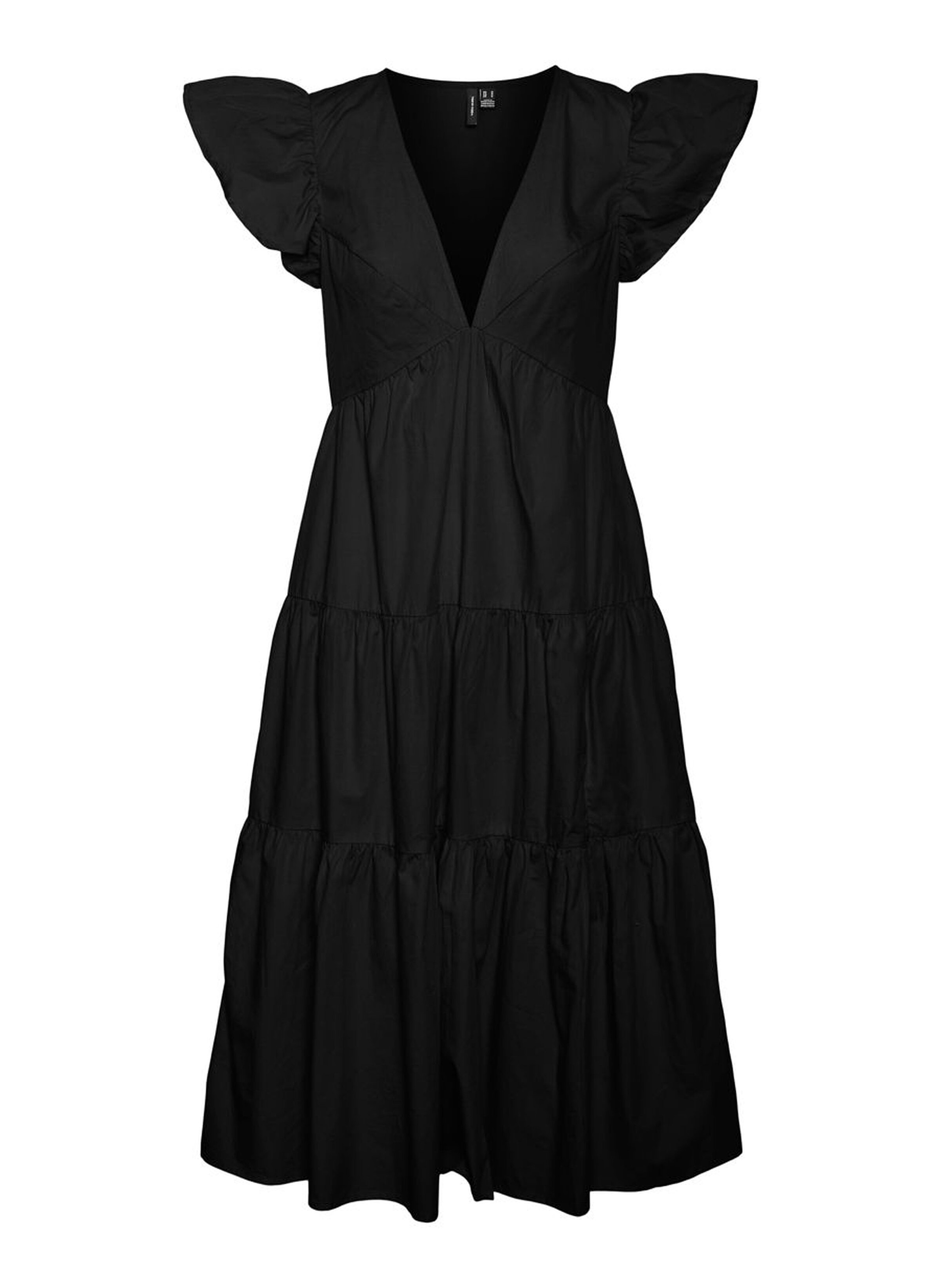 Φόρεμα Μαύρο Ποπλίνα