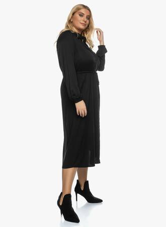 Midi Μαύρο Φόρεμα Σεμιζιέ 2021_09_29_Maniagz_157 Maniags