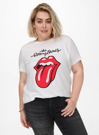 T-shirt Λευκό Rolling Stones Maniags