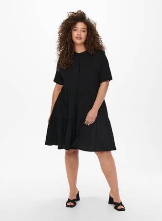 Φόρεμα Κλος Κοντομάνικο Μαύρο Maniags