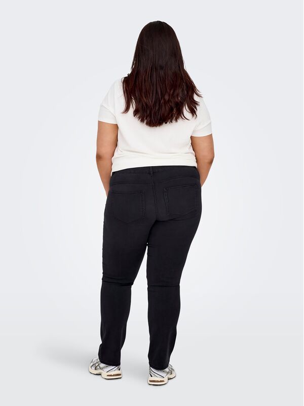 Denim Παντελόνι Straight Fit only-straightfitmidwaistcurvejeans-black__9__gy0e-u4 Maniags