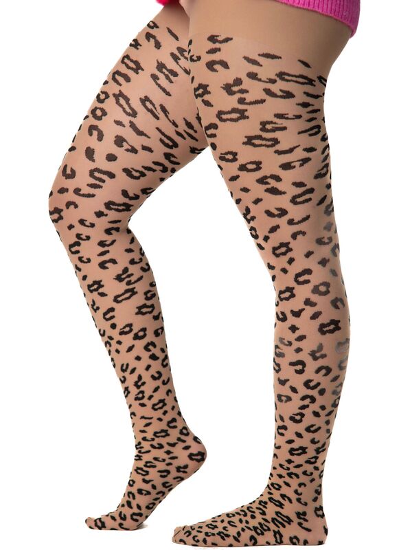 Καλσόν 30 Denier Nude Leopard Print Maniags