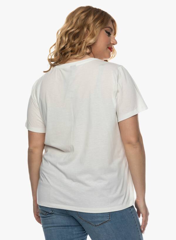 T-shirt Λευκό με Foil Τύπωμα 2021_03_26-Maniagz2770 Maniags