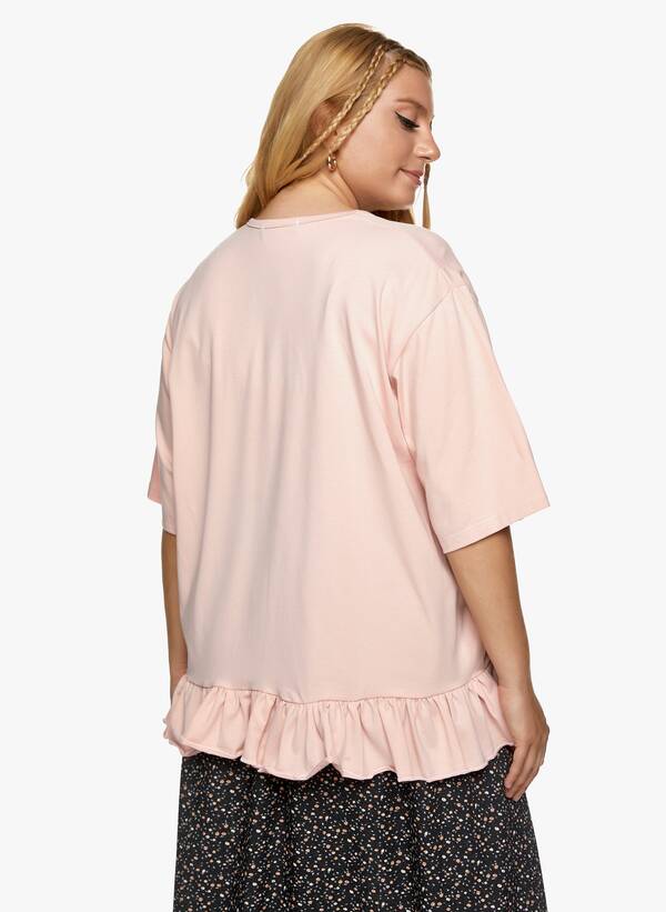 Βαμβακερή Μπλούζα με Βολάν Baby Pink 2021_06_25_Maniagz-II4191 Maniags