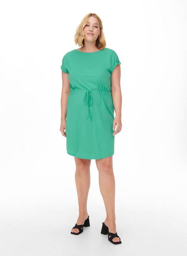Κοντομάνικο Φόρεμα Πράσινο με Ζωνάκι 15200394_MarineGreen_005_ProductLarge Maniags