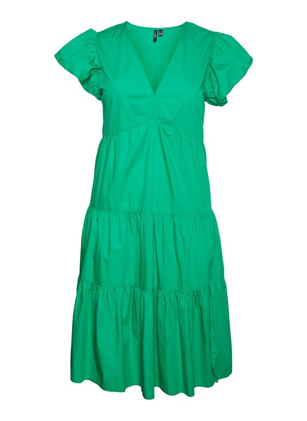 Φόρεμα Πράσινο Ποπλίνα vm__10290100__front Maniags