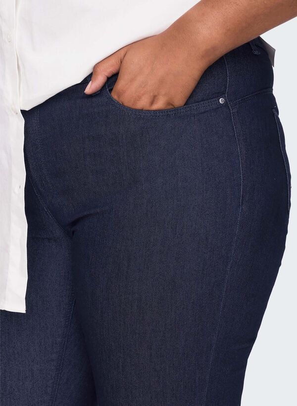 Denim Παντελόνι Dark Blue Straight Fit only-straightfitmidwaistcurvejeans-blue__16_ Maniags