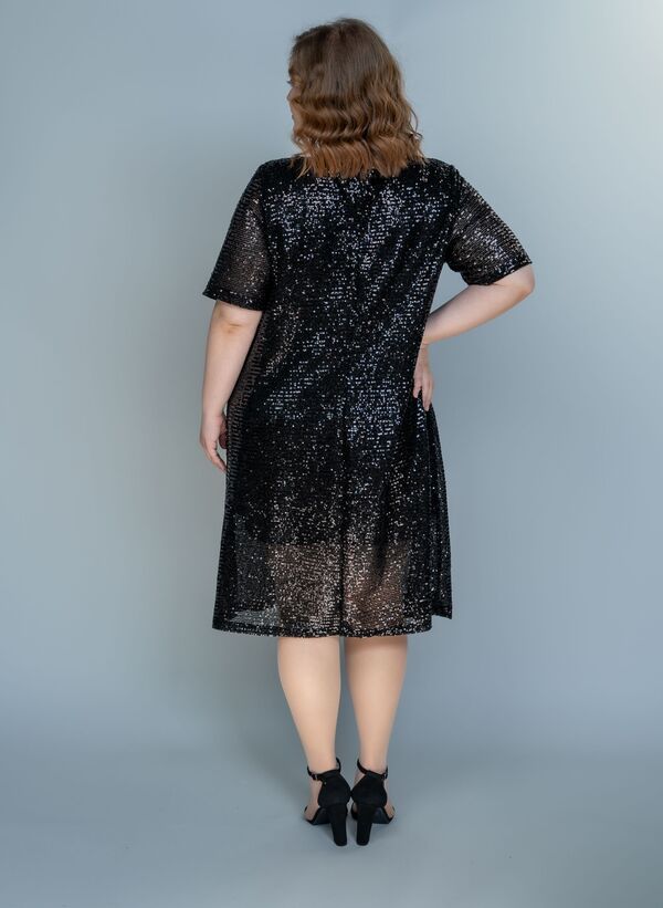 Μαύρο Φόρεμα Παγιέτας σε 'Α' γραμμή DSC00073_p22k-re Maniags